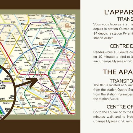 Typical Parisian Flat#3Bedrooms#Opera#Louvre Ngoại thất bức ảnh